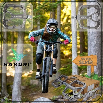 АЛЮМИНИЕВЫЕ ВЕЛОСИПЕДНЫЕ ПЕДАЛИ HAKURI 3 ЛЕГКИХ ПОДШИПНИКОВ ПЛАТФОРМА MTB DH TRIAL