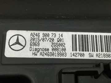DISPLEJ OBRAZOVKA A2469007314 MERCEDES TŘÍDA B W246 FACELIFT