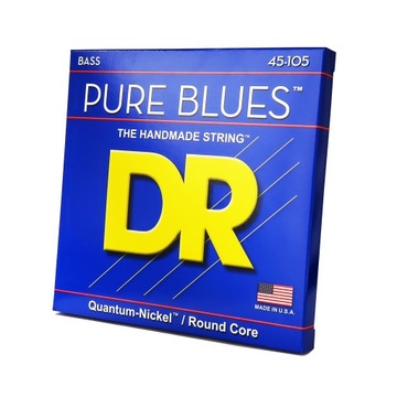 Struny do Gitary Basowej DR Pure Blues 45 - 105