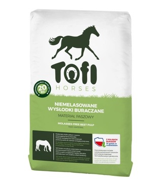 WYSŁODKI BURACZANE NIEMELASOWANE DLA KONI 20 kg