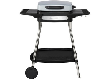 STOJĄCY GRILL ELEKTRYCZNY OGRODOWY MD10864 2000W BOCZNE STOLIKI ZAMYKANY