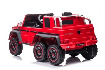 ДЕТСКИЙ АВТОМОБИЛЬ АККУМУЛЯТОР MERCEDES 6x6 ДИСТАНЦИОННЫЙ КОЖАНЫЙ