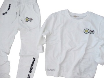 DRES komplet SMILE buźka emotikony lampasy S/M