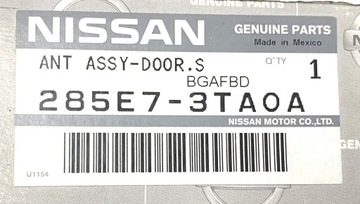 ANTÉNA BEZ KLÍČKU DVEŘE PŘEDNÍ NISSAN X-TRAIL QASHQAI NOVÁ OE