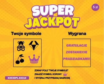 ZDRAPKA Kupon Loteria ZOSTANIECIE PRADZIADKAMI CIĄŻA