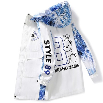 2022 Casual Jacket Men Waterproof Hooded Breathabl