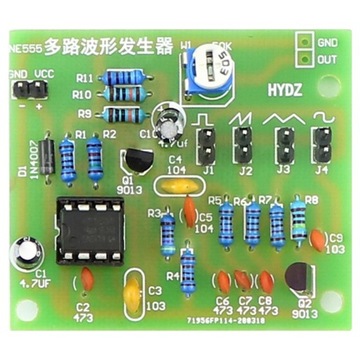 Generator fal sinusoidalny/trójkątny/kwadr DIY KIT