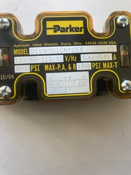 Rozdzielacz Parker D1VW 001 CNYCF5 NOWY