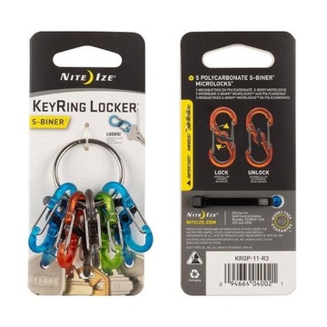 O-Ring do kluczy Nite Ize S-Biner KeyRing Locker