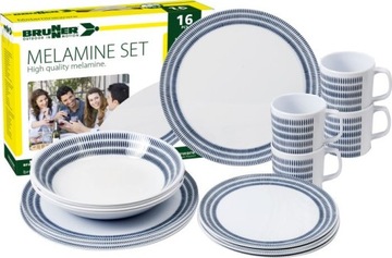 Kempingowa Zastawa obiadowa Set Bluebay BRUNNER