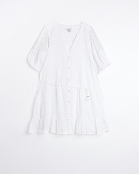 RIVER ISLAND MINI SUKIENKA FALBANA V-NECK P3U XXJ__S