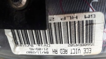 CHEVROLET CORVETTE C6 BI-XENON SVĚTLO PŘEDNÍ KPL