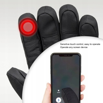 1 пара перчаток с подогревом постоянного тока 5 В, утолщенные