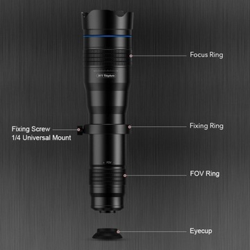 APEXEL APL-JS36XJJ04 HD 36X металл