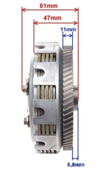 ДИСКИ СЦЕПЛЕНИЯ В КОМПЛЕКТЕ КОРЗИНА MINARELLI AM AM6 КОМПЛЕКТ