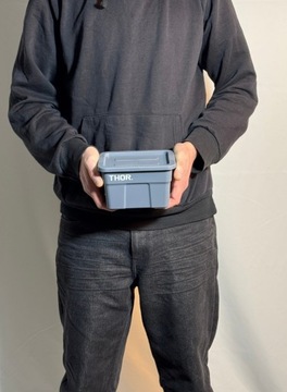 Контейнер для хранения тора мини -стока для хранения 1 л - серый