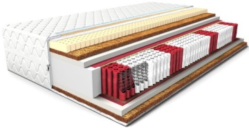 Матрас 140х200 COMFORT FIT ПРЕСТИЖ!!! С несколькими карманами 2x ТВЕРДЫЙ КОКОС