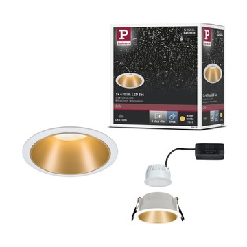 Oprawa do wbudowania Oczko COLE COIN LED 3STEP DIM 1x6W 470lm 2700K PL93405