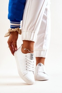 Большая звезда JJ274311 Кожаные кроссовки белые 41