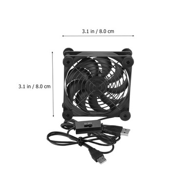 Computer Case Fan Routers Radiator 12 Cm