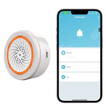 Syrena alarmowa Zigbee Tuya Inteligentne urządzenie do systemów bezpieczeńs