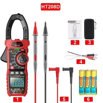 МУЛЬТИМЕТР ИЗМЕРИТЕЛЬ ЗАЖИМОВ ЖК-ДИСПЛЕЙ СВЕТОДИОДНЫЙ ФОНАРИК АККУМУЛЯТОРЫ КОРПУС АКСЕССУАРЫ