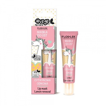 VEGE LIP CARE Maska do ust cytrynowa odnowa 14 g