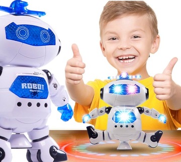 РОБОТ 360 ИНТЕРАКТИВНЫЙ ТАНЦУЮЩИЙ ПЕНЬ LED ANDROID