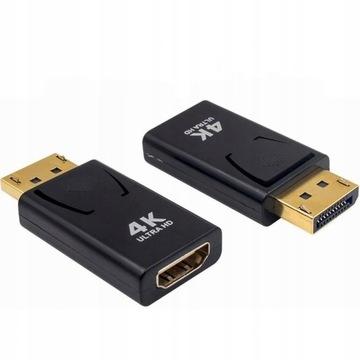 Adapter DisplayPort Do HDMI Display Port DP 4K