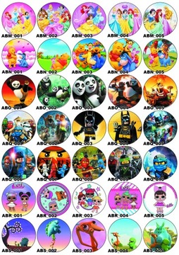 Вафельный торт «Щенячий патруль», разные рисунки на выбор, 20 см, очень толстый