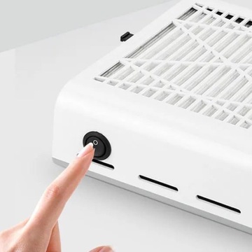 МОЩНЫЙ КАССЕТНЫЙ ПЫЛЕСБОРНИК Безмешковый фильтр мощностью 80 Вт для маникюра.