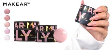 Żel Budujący Do Paznokci Makear Jelly&Go 15ml Do wyboru