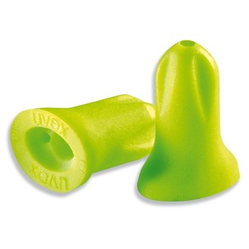 Zatyczki Stopery do uszu UVEX Hi-com lime 1 para