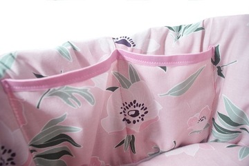 ЖЕСТКИЙ МАТРАС-ВСТАВКА ДЛЯ КОЛЯСКИ С ЧАШКОЙ НА МОЛНИИ, ХЛОПОК