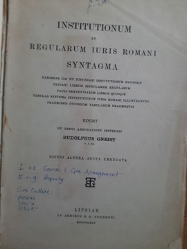 Institutionum et regularum iuris Romani syntagma