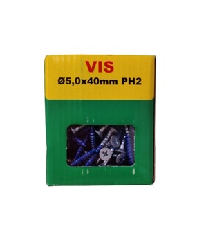 Wkręty VIS 5 x 40mm PH2 150 sztuk