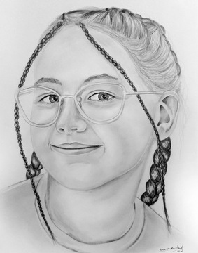 PORTRET ZE ZDJĘCIA NA ZAMÓWIENIE OŁÓWKIEM na 18tke na 30 40 50 URODZINY A4