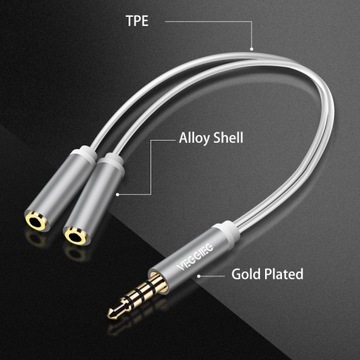 НАУШНИКИ VEGGIEG AUX С РАЗЪЕМОМ МИНИ-ДЖЕК 3,5 ММ