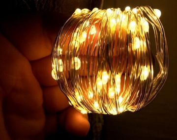ПРОВОДНЫЕ ЛАМПЫ 200 LED MICRO FOR USB, 3 теплых белых