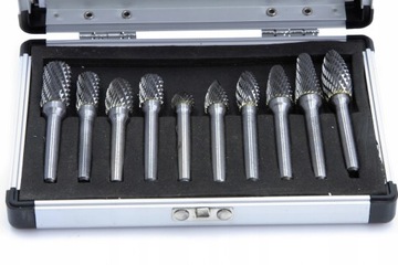 НАПИЛЬНИКИ С ХВОСТОВИКОМ ФРЕЗЫ ПО МЕТАЛЛУ 10 шт.