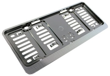 РАМКА ДЛЯ КОРОТКИХ НОМЕРНЫХ ЗНАКОВ 305х114мм США ЯПОНИЯ CARBON