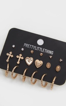 C3C669 ZESTAW KOLCZYKÓW PRETTYLITTLETHING EUK