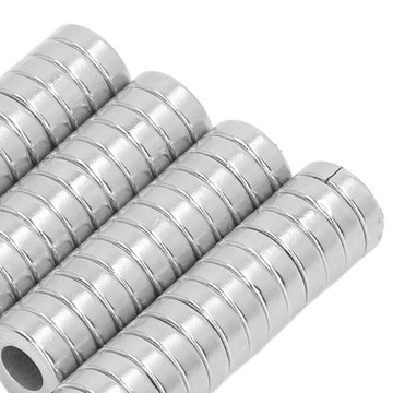 50 sztuk Heavy Duty okrągły magnes neodymowy M4