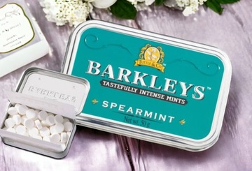 Конфеты Barkleys Spearmint 50г из США, с мятными капельками