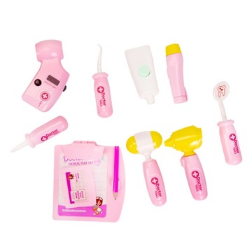 НАБОР ДОКТОРА В КОРОБКЕ ДЛЯ ДЕВОЧКИ ФАРТУК АКСЕССУАРЫ