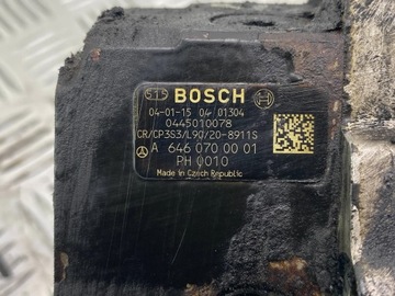 MERCEDES BENZÍN W203 OM646 DIESEL ČERPADLO VSTŘIKOVAČE A6460700001