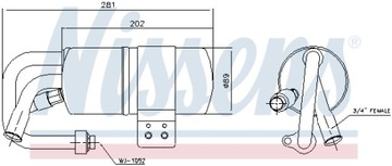 NISSENS SUŠIČ KLIMATIZACE FORD FIESTA V 04-0 8