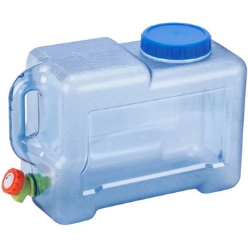 Wiadra zewnętrzne z przezroczystych plastikowych pojemników kempingowych