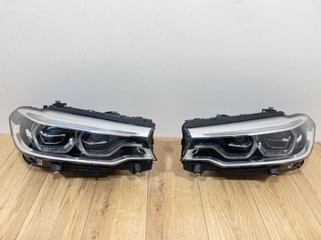 LEWA PRAWA lampa przód przednia adaptive LED BMW 5 g30 g31 2017-2020
