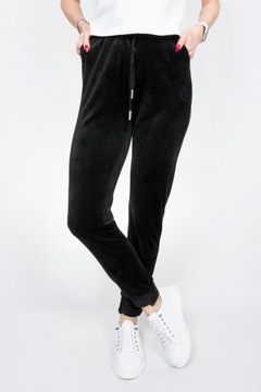 ВЕЛУРОВЫЕ СПОРТИВНЫЕ БРЮКИ ЖЕНСКИЕ, с завышенной талией, 4XL/5XL